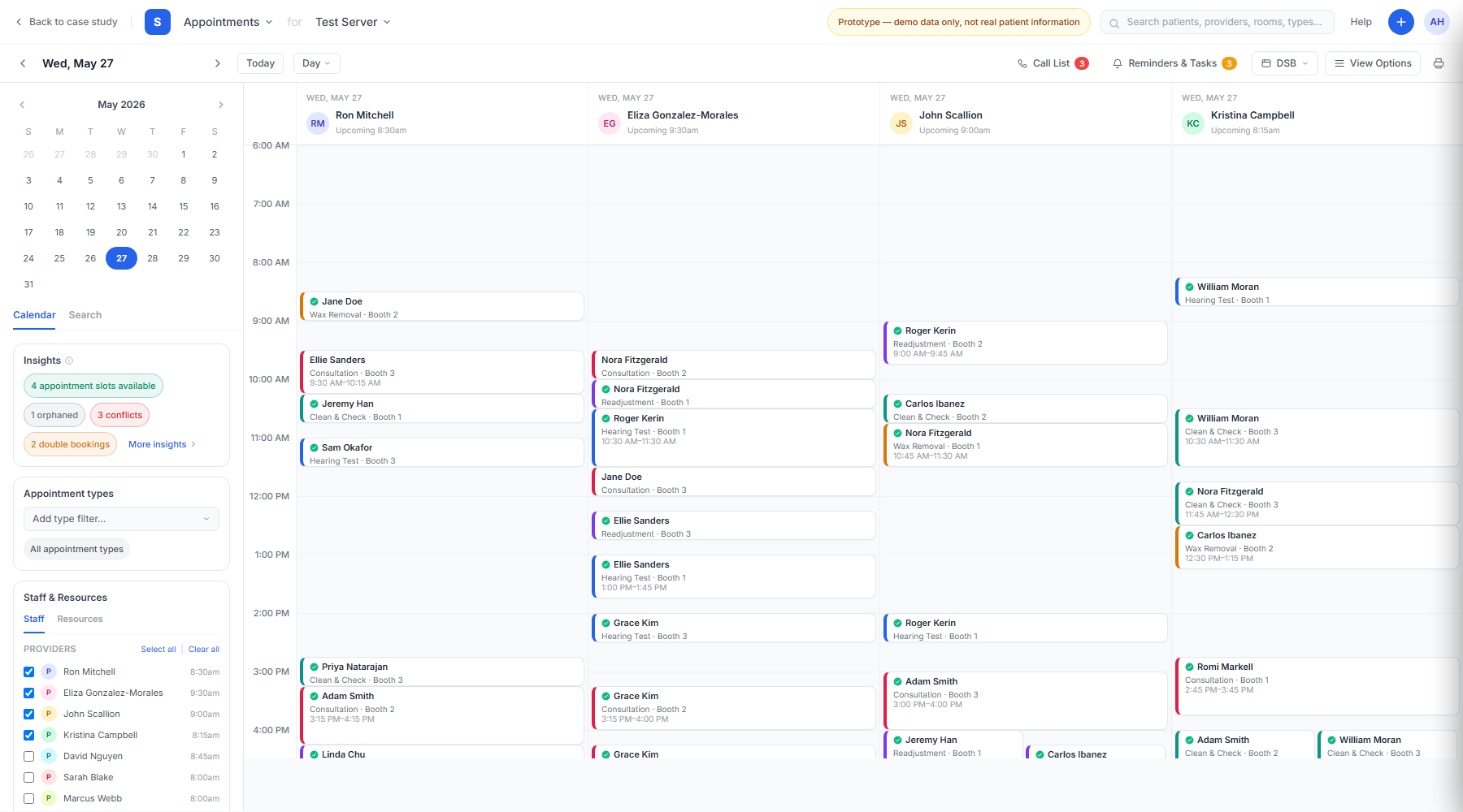 Calendar in the default light theme
